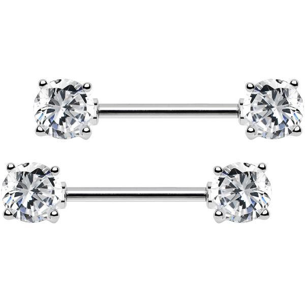 cz nipple barbells