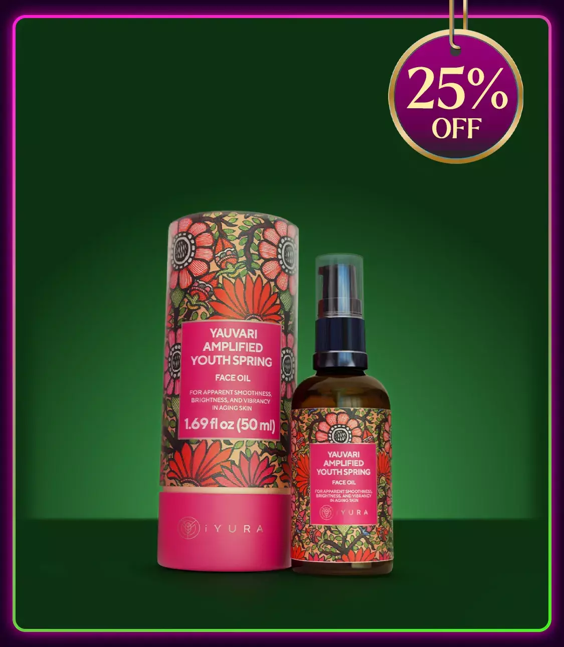 Yauvari Amplified Youth Sprint Face Oil - 25% Off