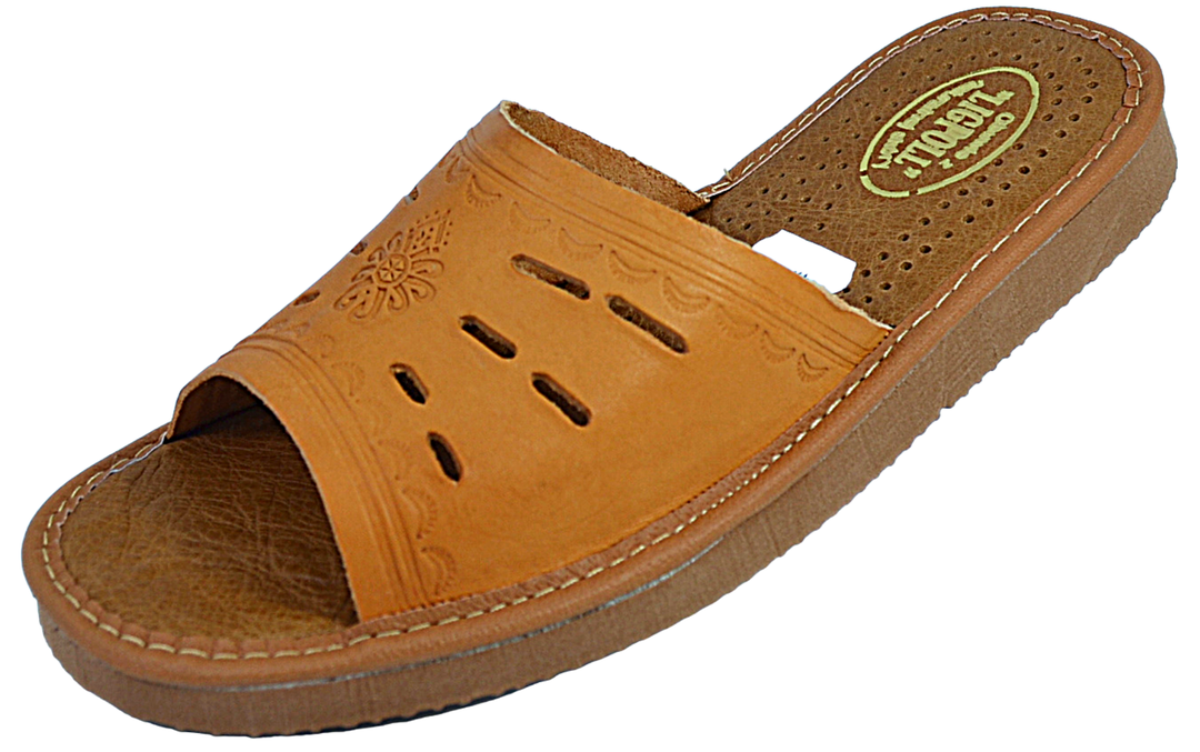 Adara - Women best outdoor slippers - Reindeer leather