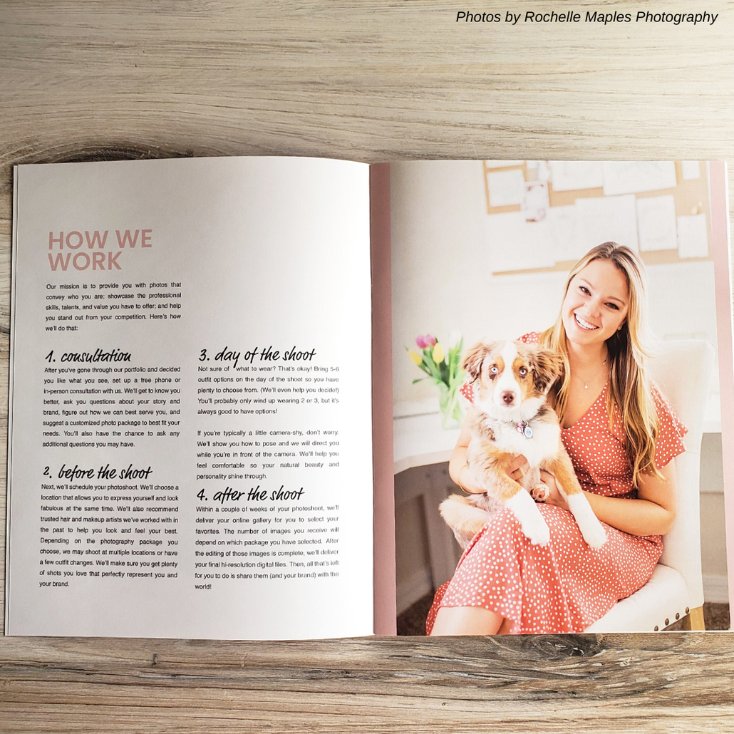 Personal Brand Photography Magazine Template