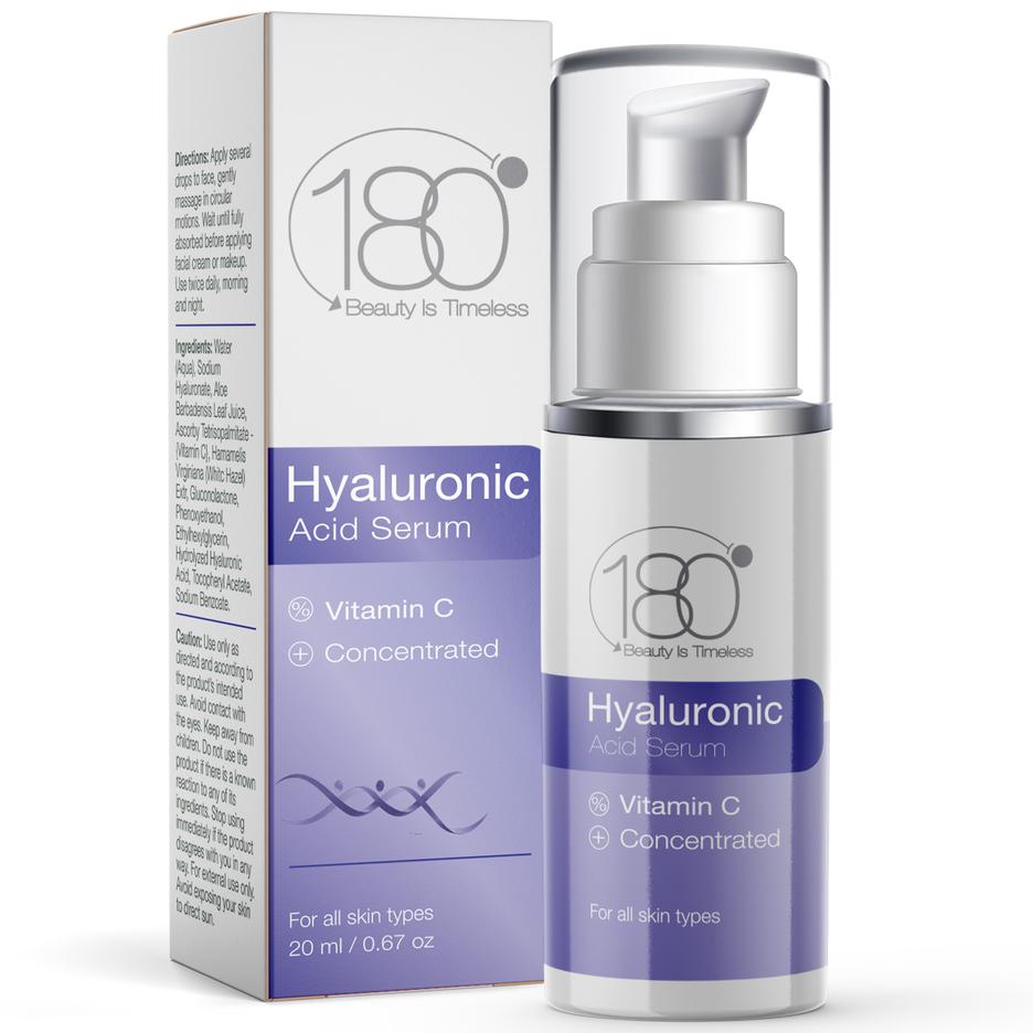 Hyaluronic Acid Serum + Vitamin C (20 ml) 180cosmetics