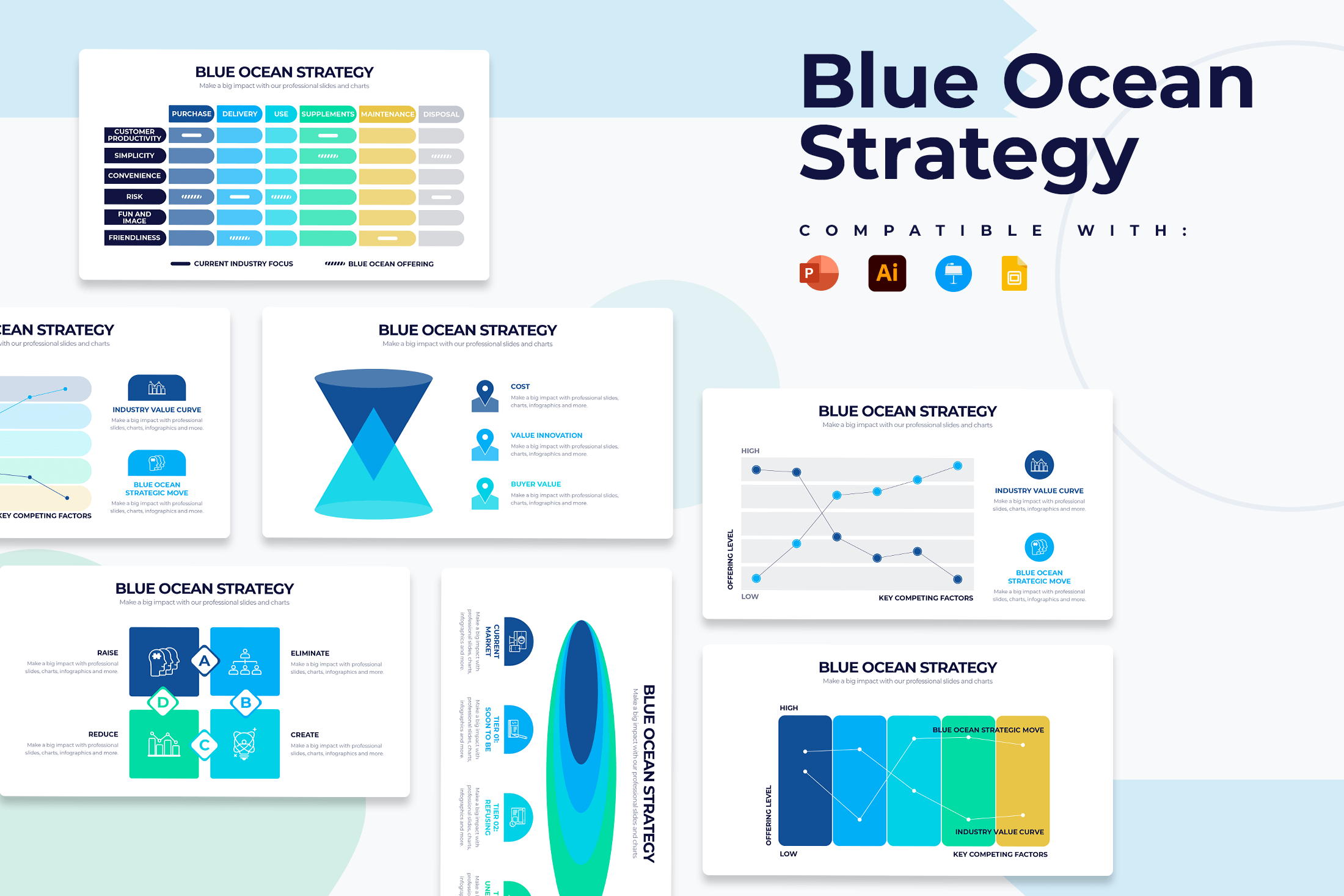 Summary PowerPoint Infographic Templates