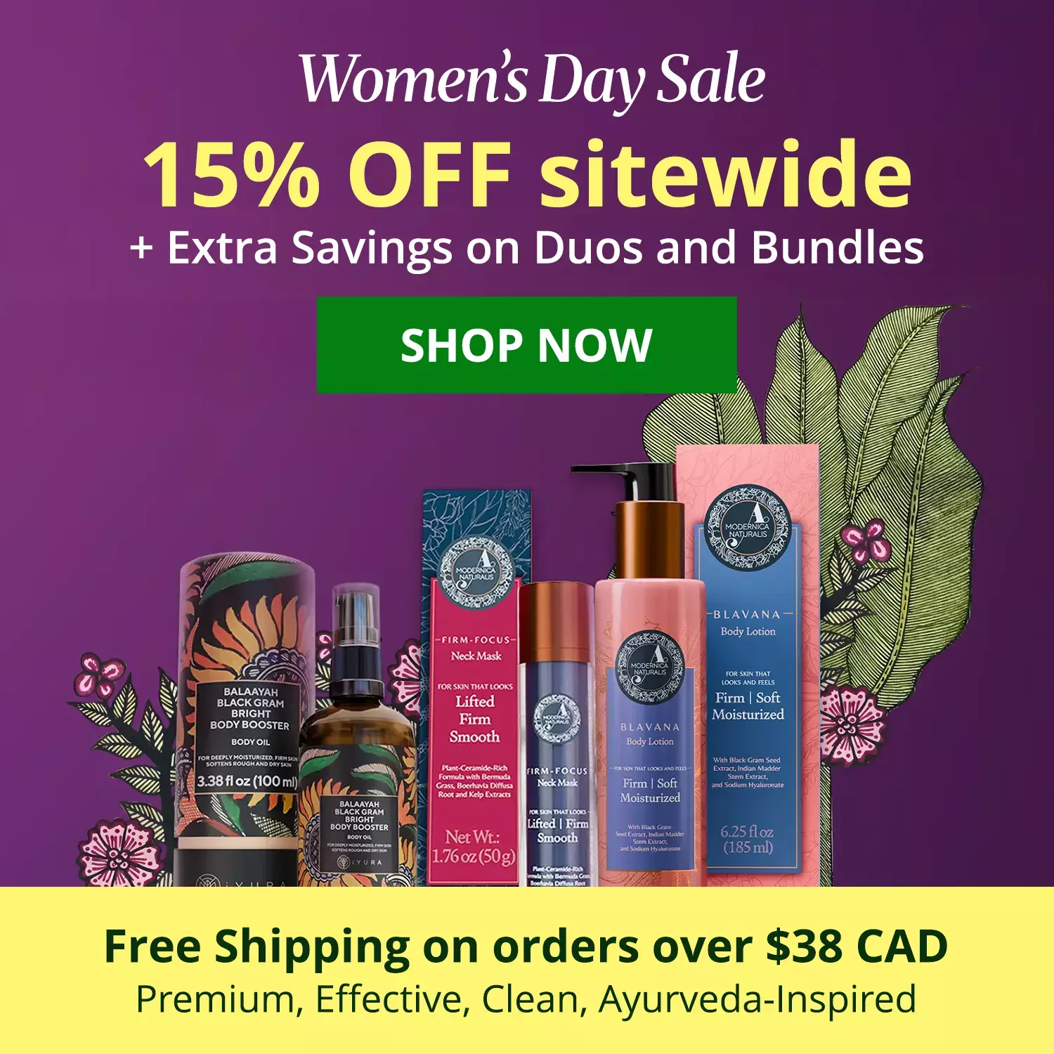 Womens day Sale is live. 15% off sitewide. Shop NOW!