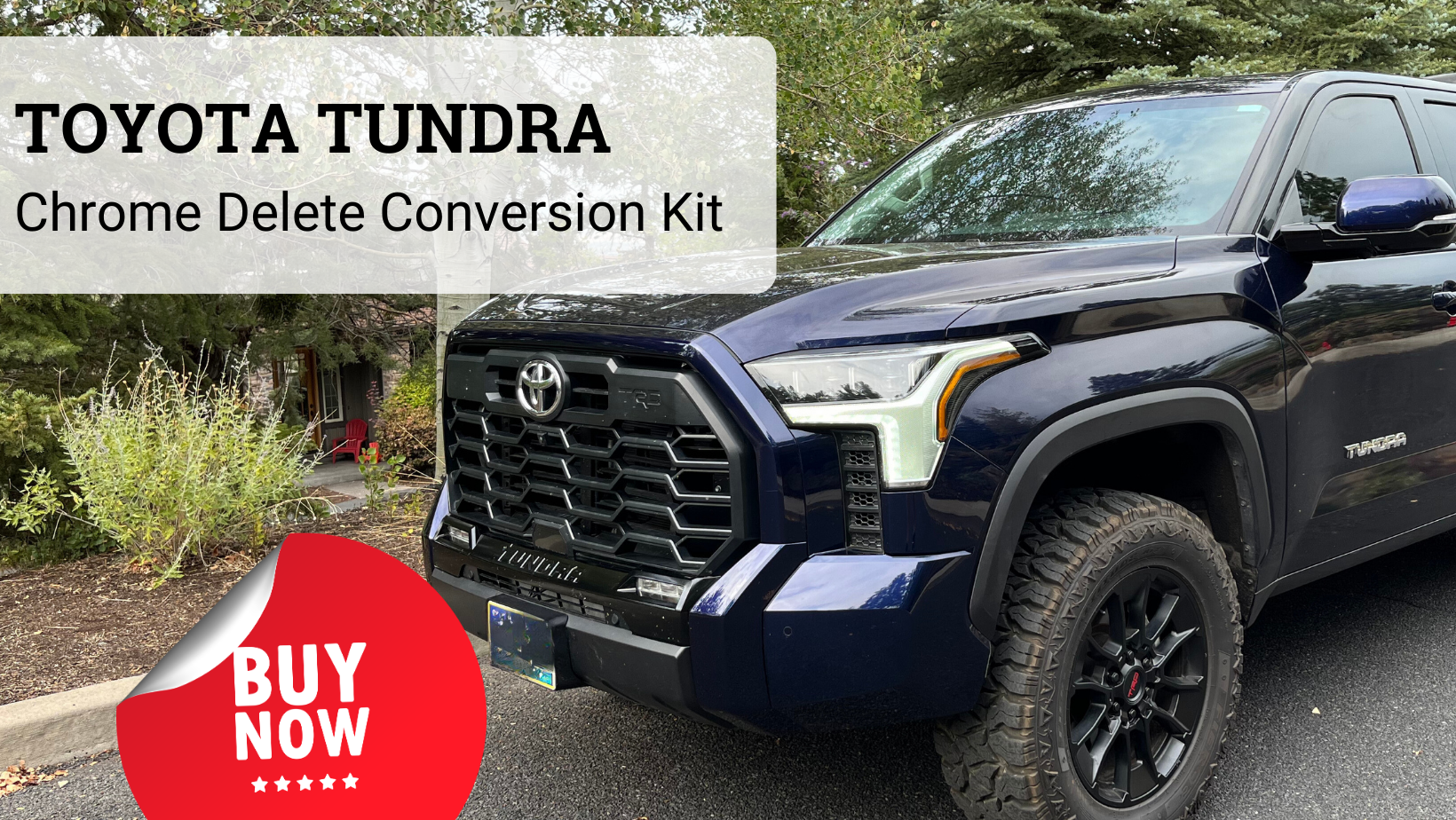 Toyota Tundra Chrome Delete Conversion Kit