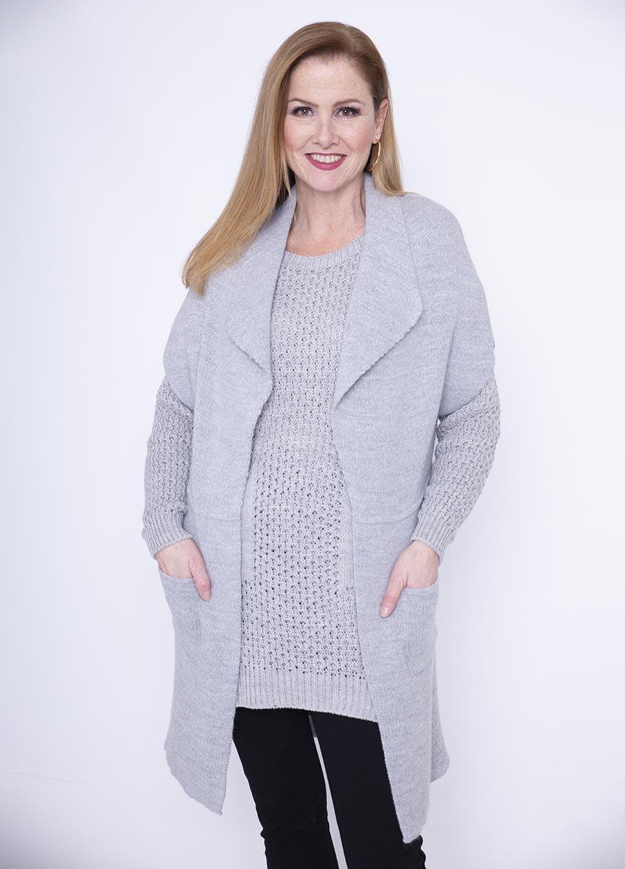 Patch Pocket Gilet In Grey