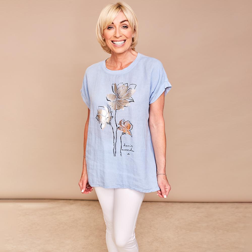 Poppy Top (Blue)