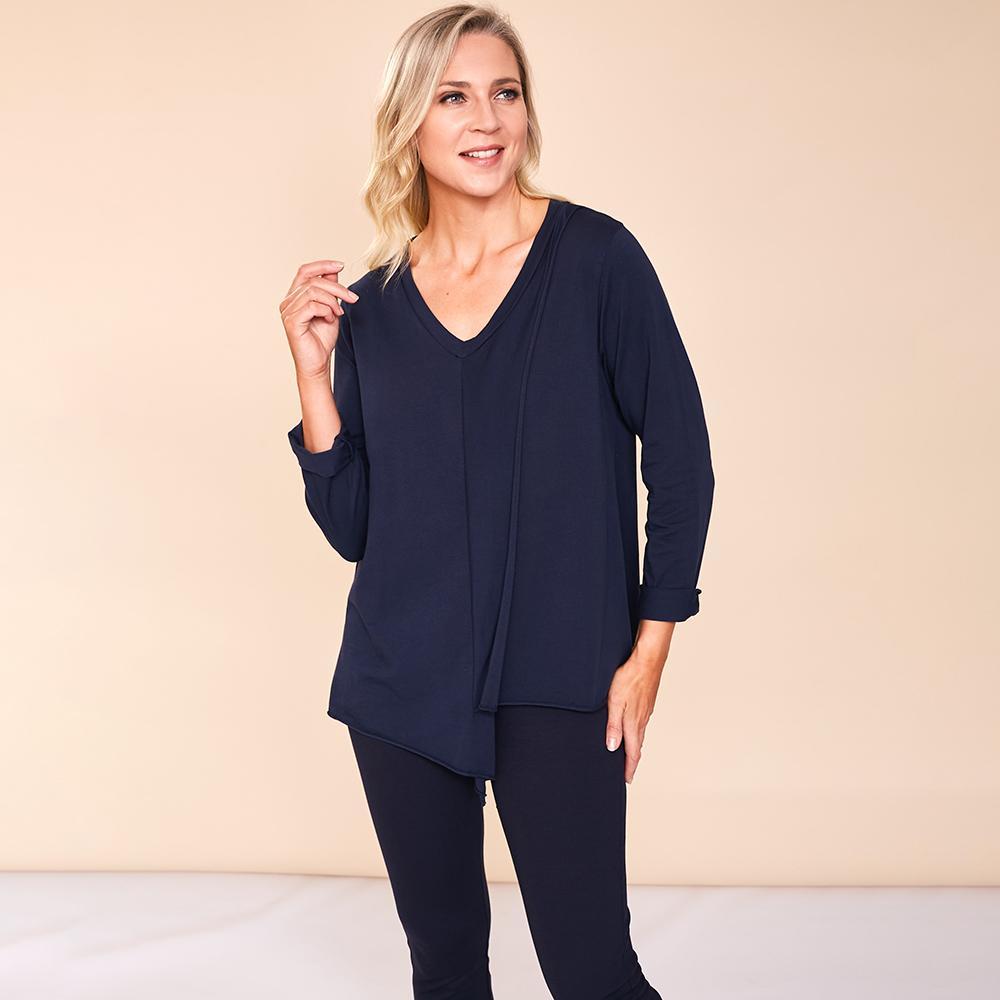 Daisy Top (Navy)