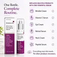 Strateva RX all in one anti aging serum targets wrinkles, dark spots, dark circles, fine lines, eye bags
