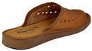Anfisa - Women closed toe leather slippers - Reindeer Leather