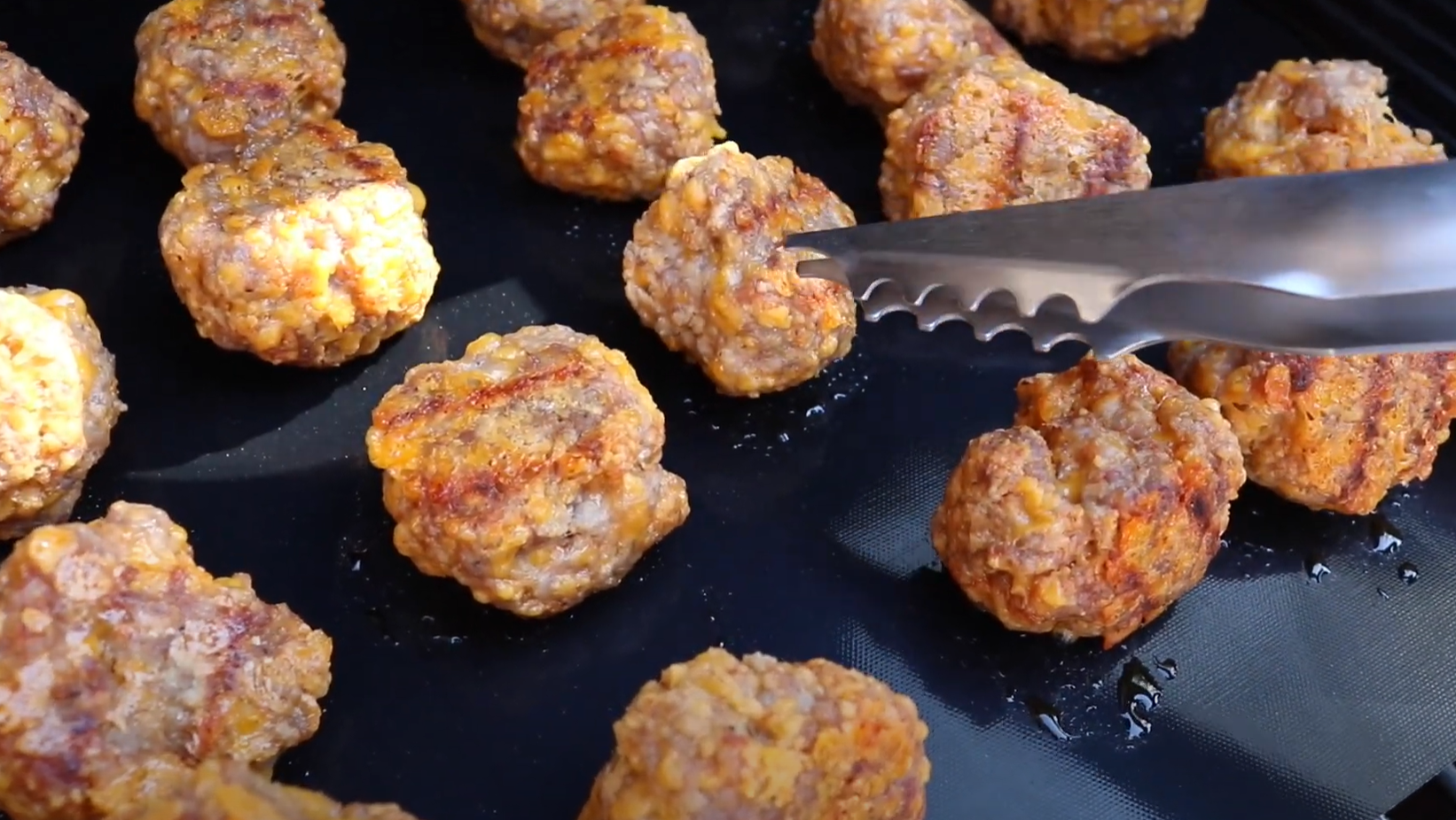 Smoked Sausage and Cheese Balls Traeger Ironwood 650