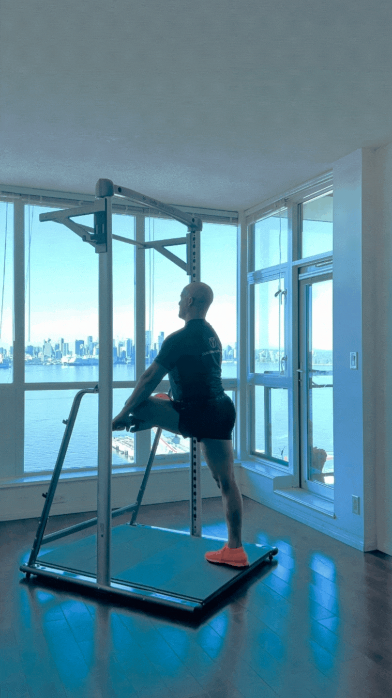 Deep Hip Flexor - SoloStrength speedfit home gym exercise equipment free bodyweight calisthenics isometrics stretching workouts