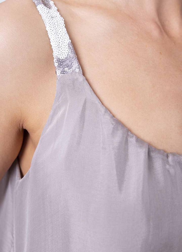 Sleeveless Silk Dress