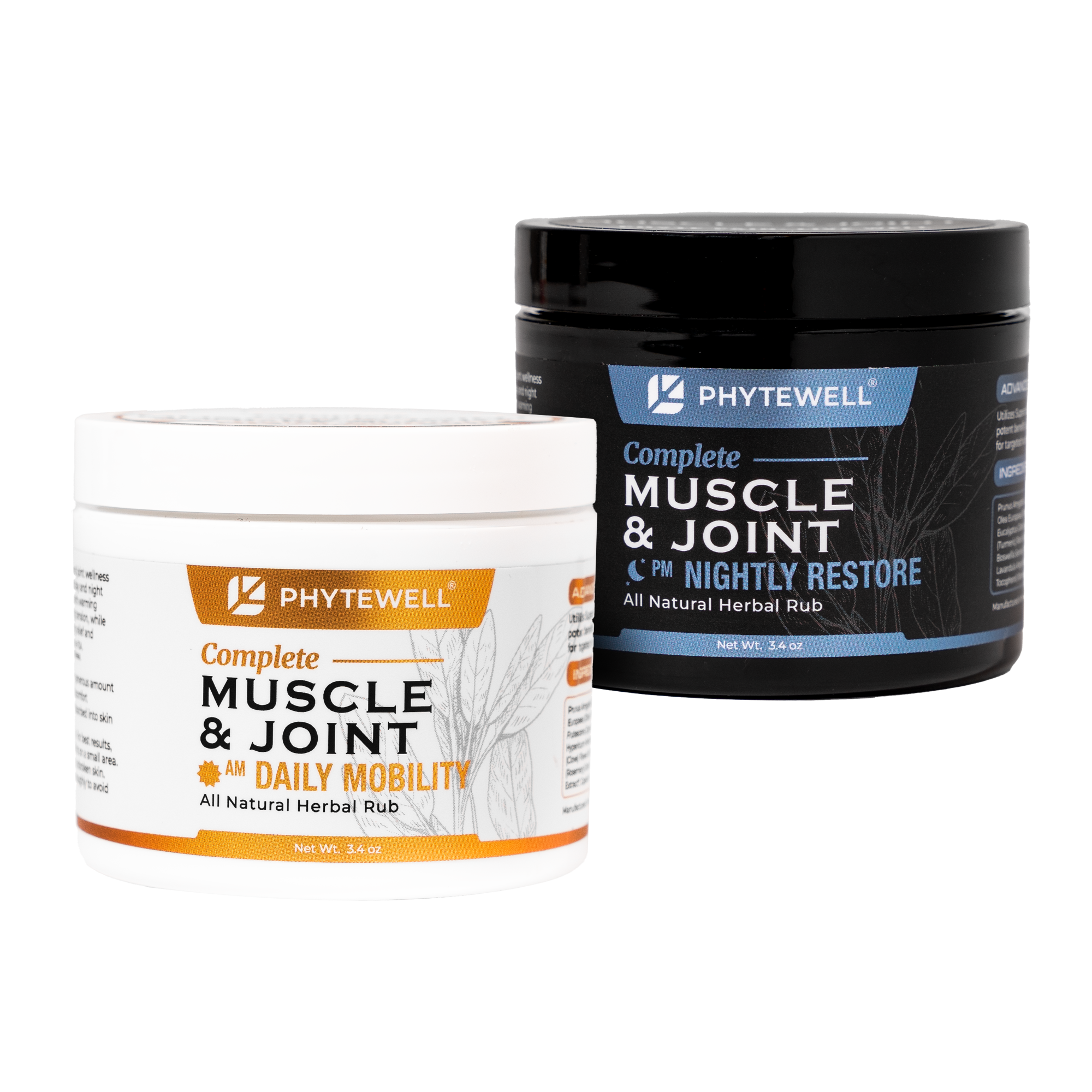 PHYTEWELL Complete Muscle & Joint AM and PM muscle and joint rub