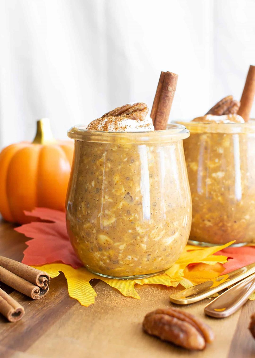 Vegan Pumpkin Pie Overnight Oats