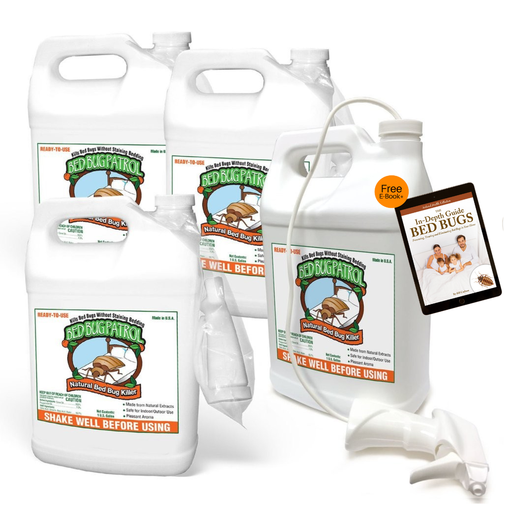 4 pack with bed bug gallon