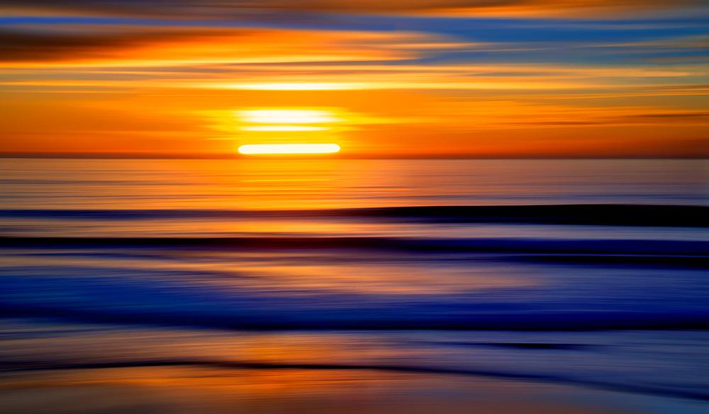 Sun Dance: Abstract Ocean Art Photography by Aaron Chang