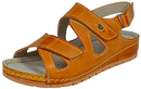 Helen - Open toe leather sandals for women - Reindeer Leather