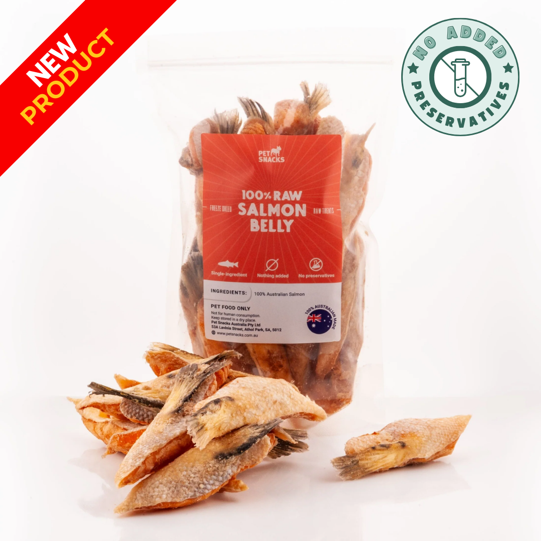 Raw Salmon Belly Treats Dog Treats Pet Snacks 
