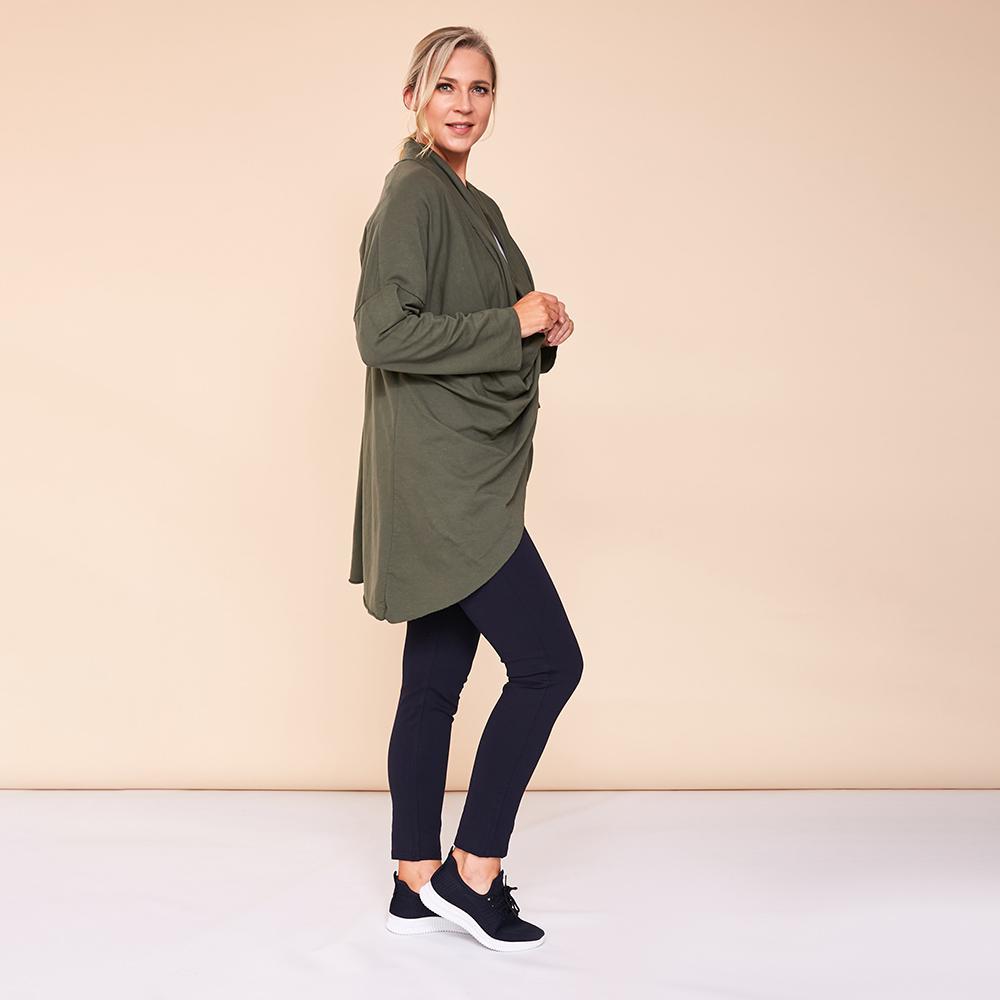 Saoirse Wrap Cardigan (Khaki)