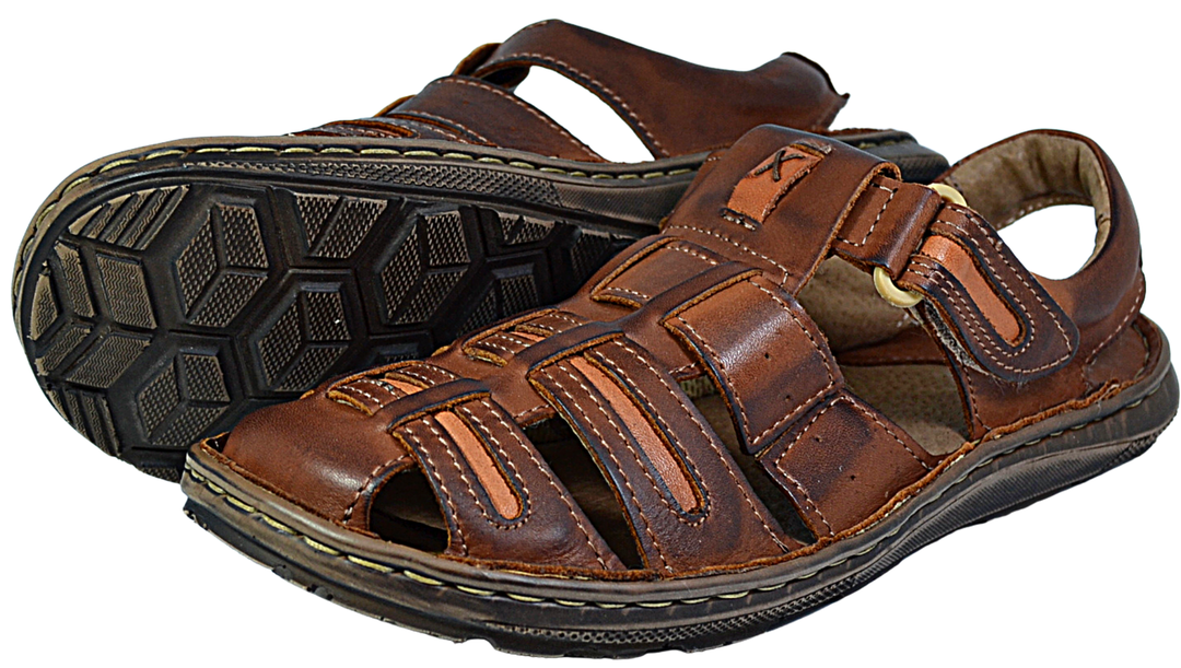 Michail - Men leather sandals - Reindeer Leather