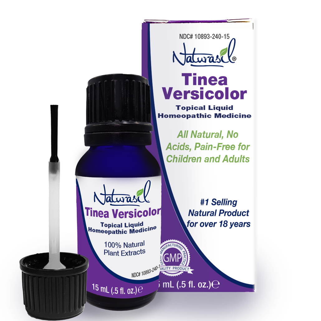 Naturasil Tinea Versicolor Liquid Treatment | Also Helps Eliminate Candida &amp; Onychomycosis 15mL