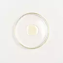 A drop of Prinourish serum on a petri dish