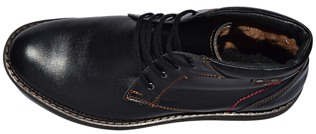 Belen - Mens rubber sole boots - Reindeer leather
