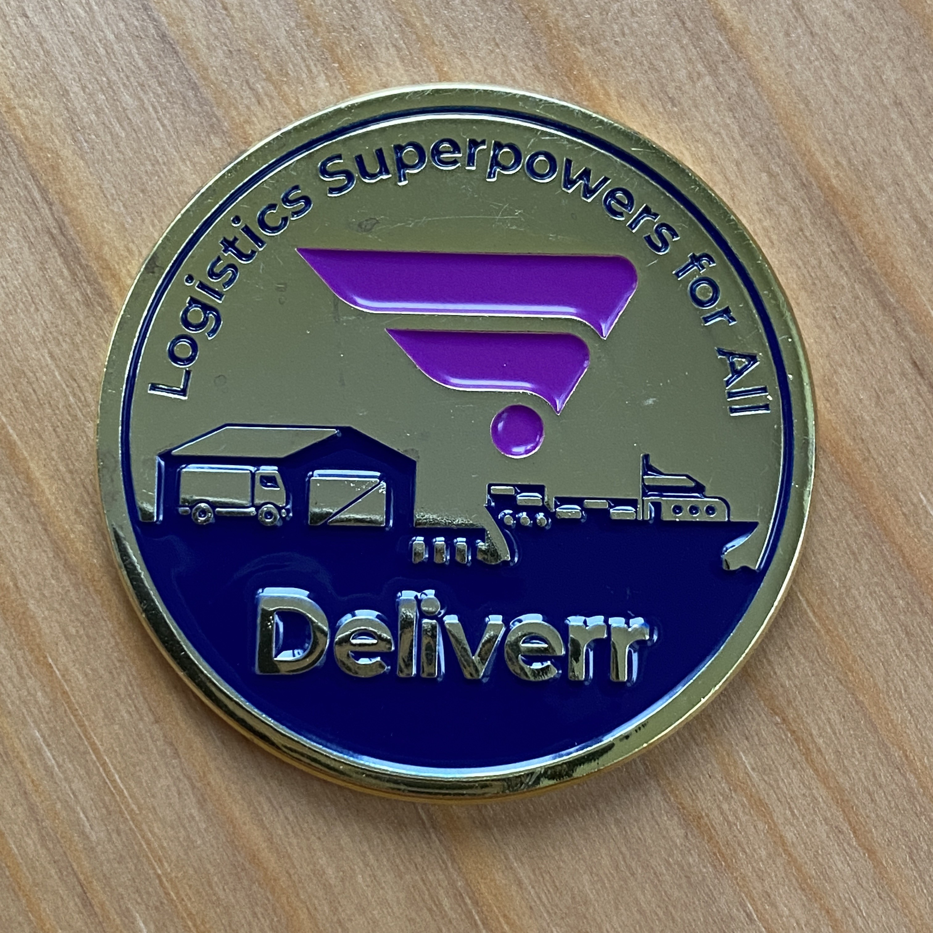 business card coin