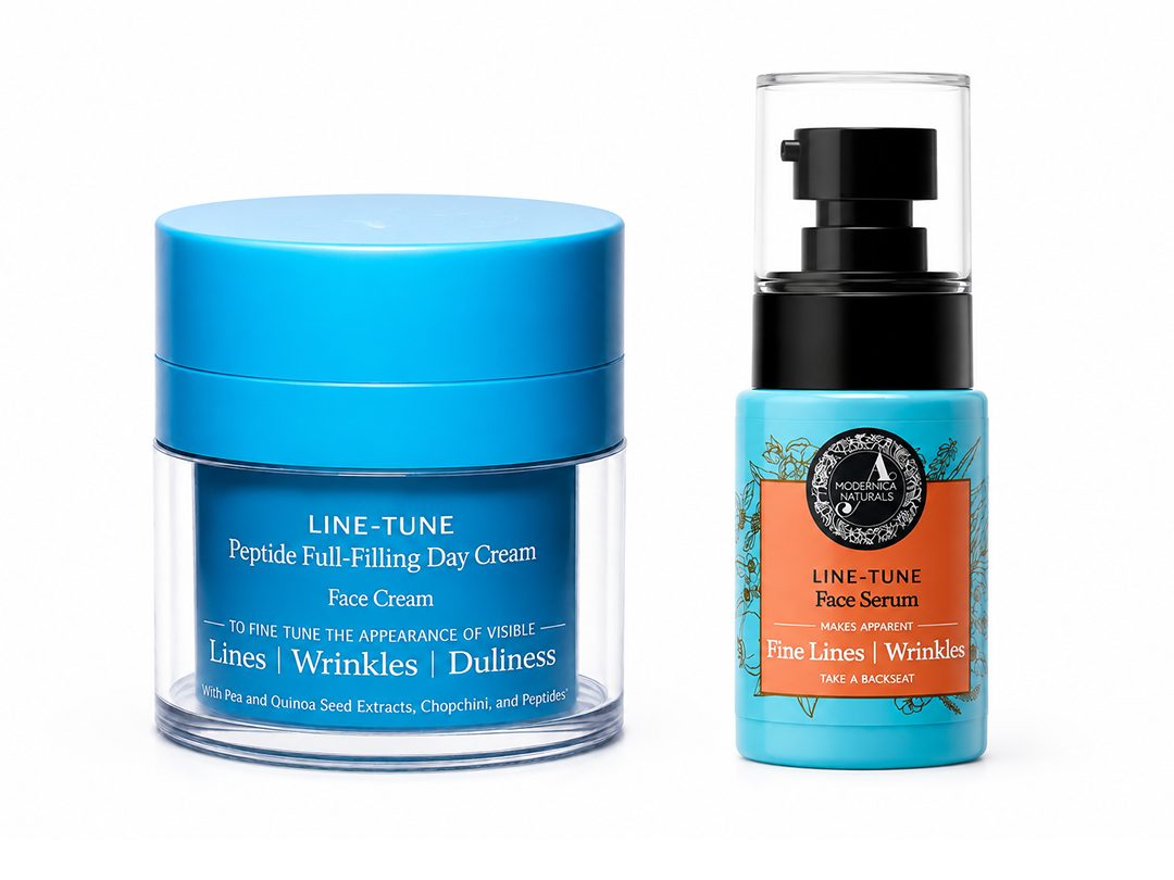 Full-size Line-Tune Peptide Cream + Line-Tune Face Serum