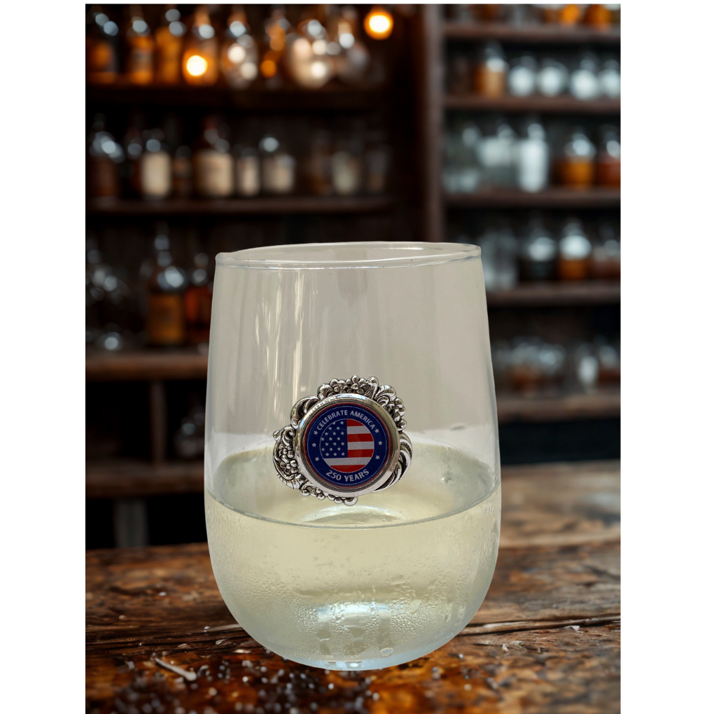 Stemless Wine Glass to Celebrate America 250
