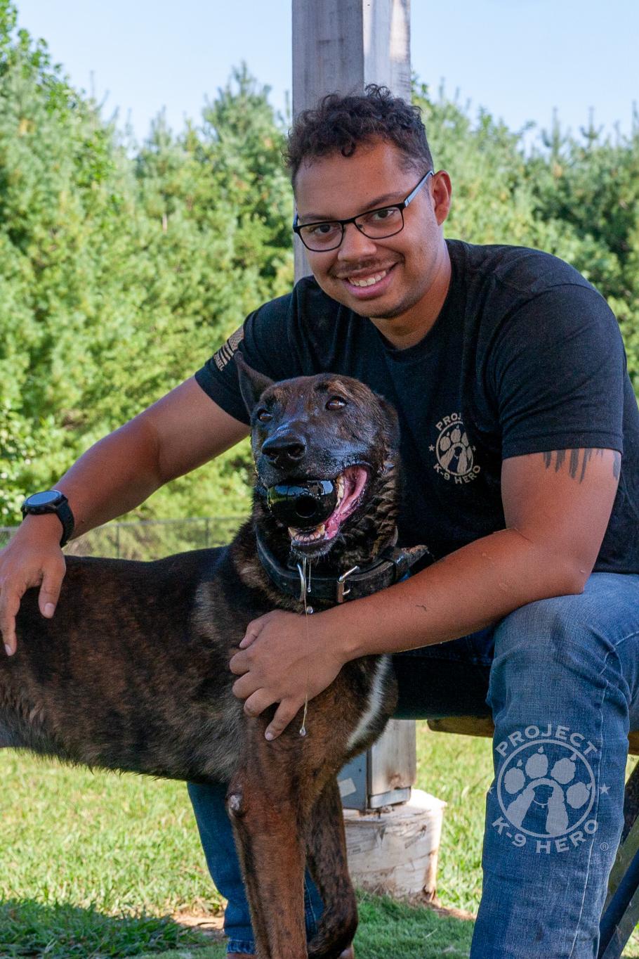 mwd archer and caleb with a ball