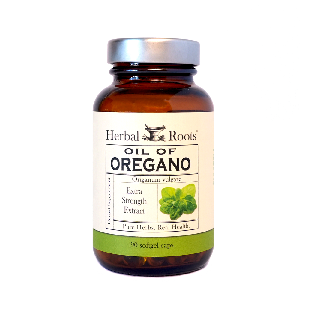 Herbal Roots Oil of Oregano bottle