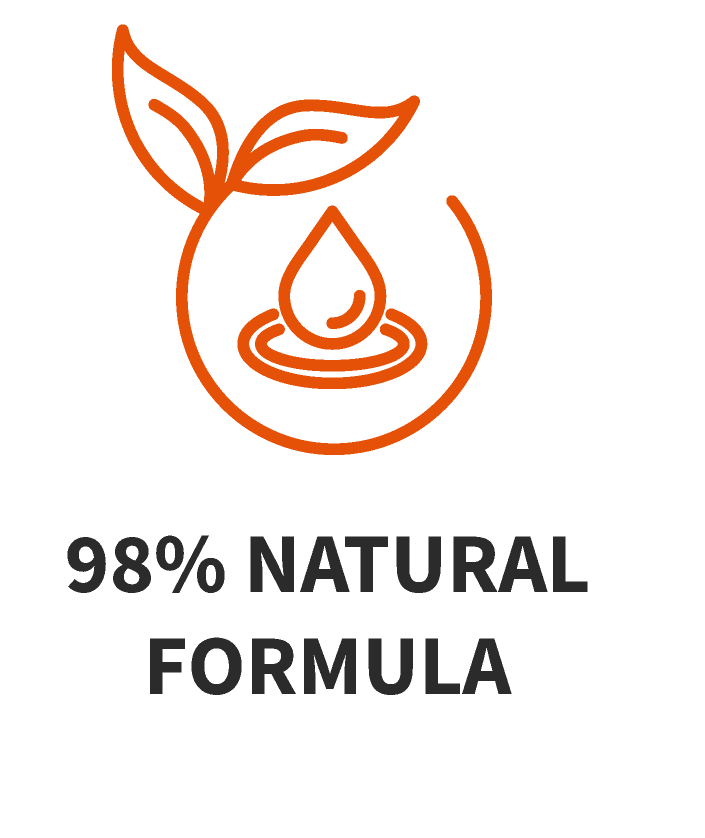 98% Natural Formula