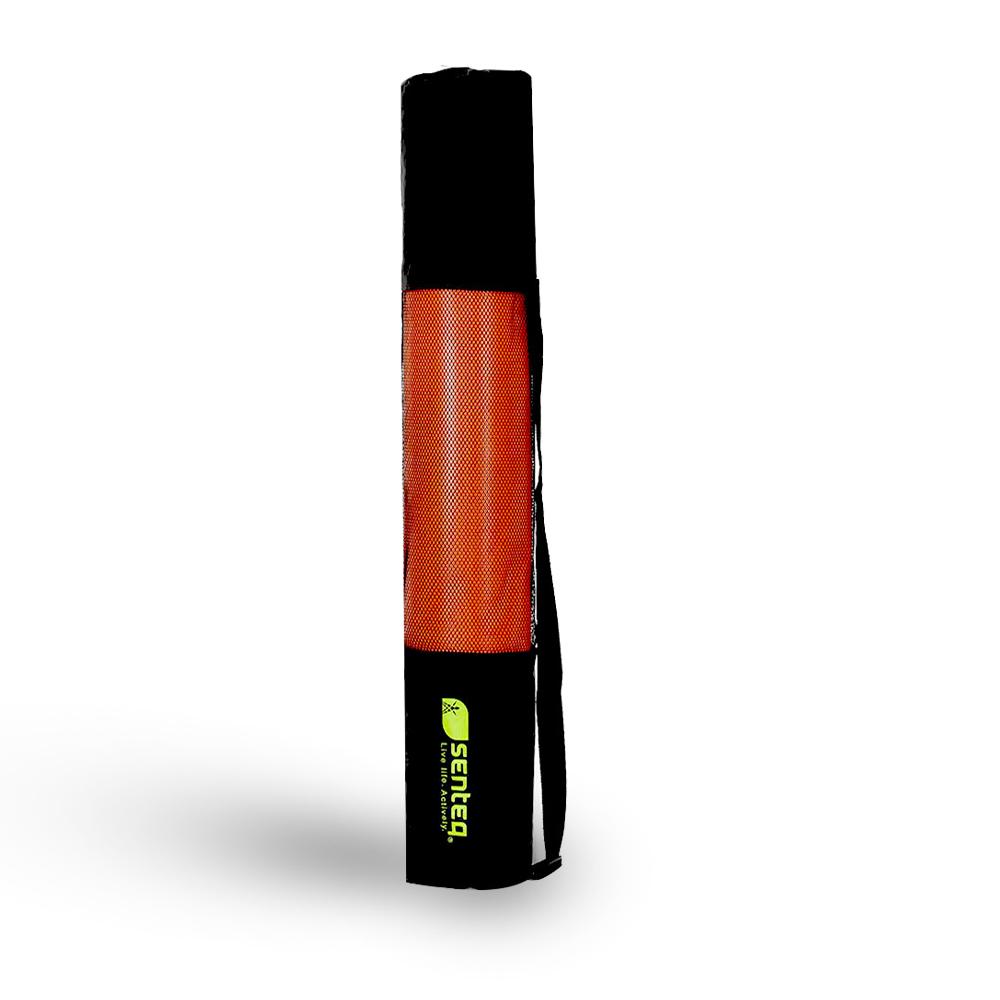 SENTEQ Leather Foam Roller therapeutic exercises water resistant PVC leather material Stretchpole Straightening workout