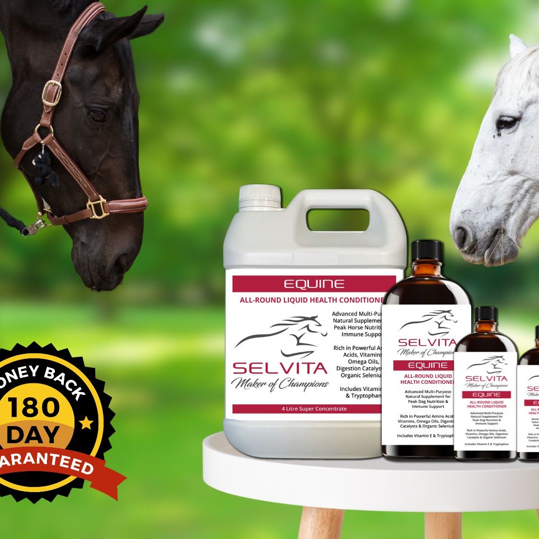 Selvita Equine Product Images 100ml to 4L