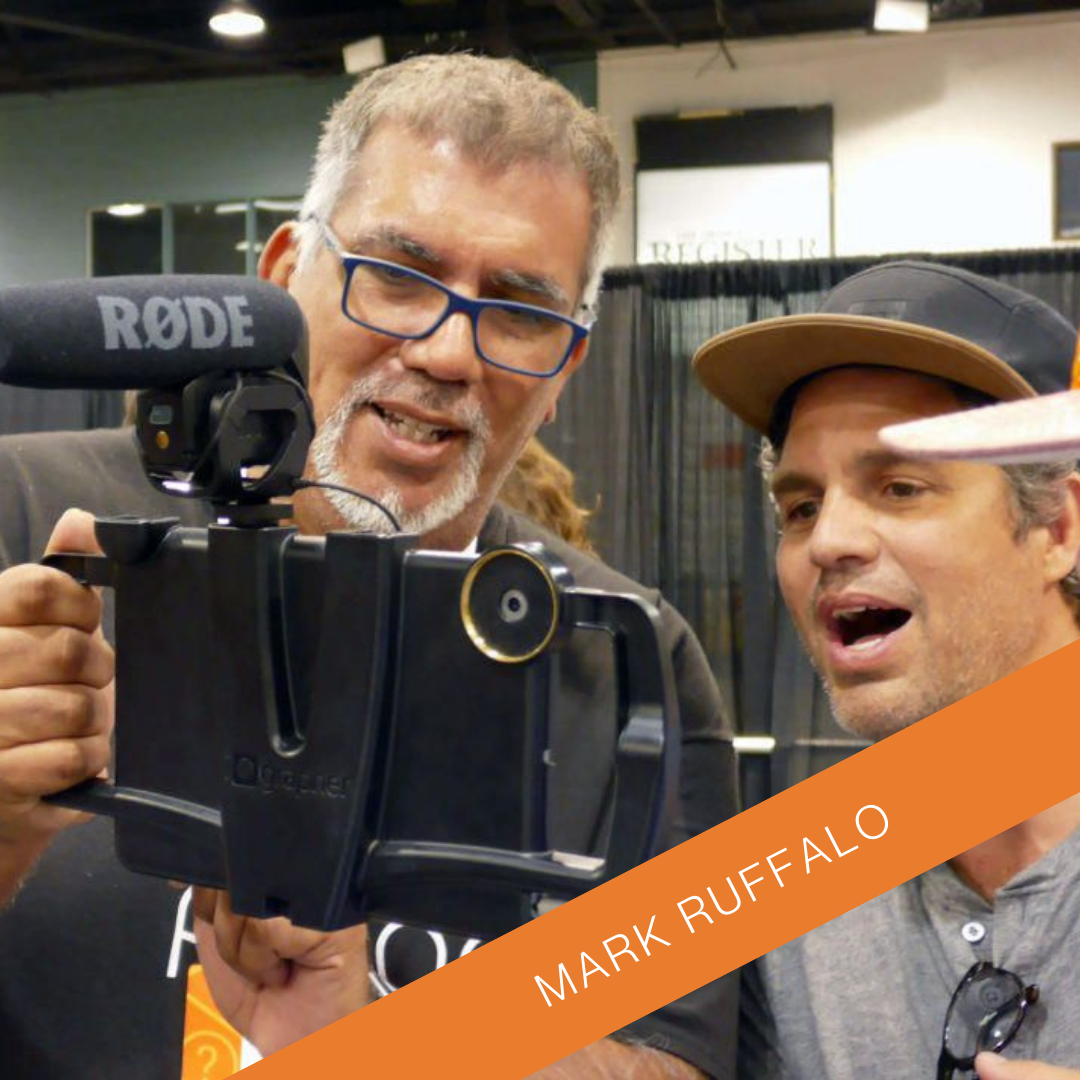 iOgrapher founder, Dave Basulto with Mark Ruffalo