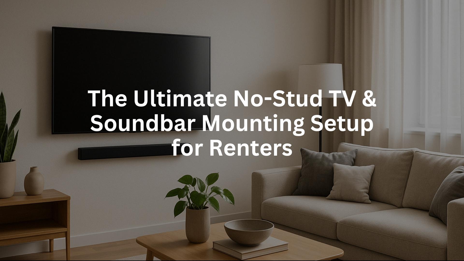 How to build the perfect wall-mounted Home Theater Setup Without a Contractor
