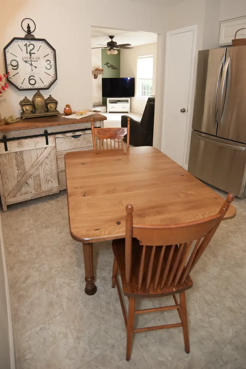 Solid Wood Dining Table, seats 4