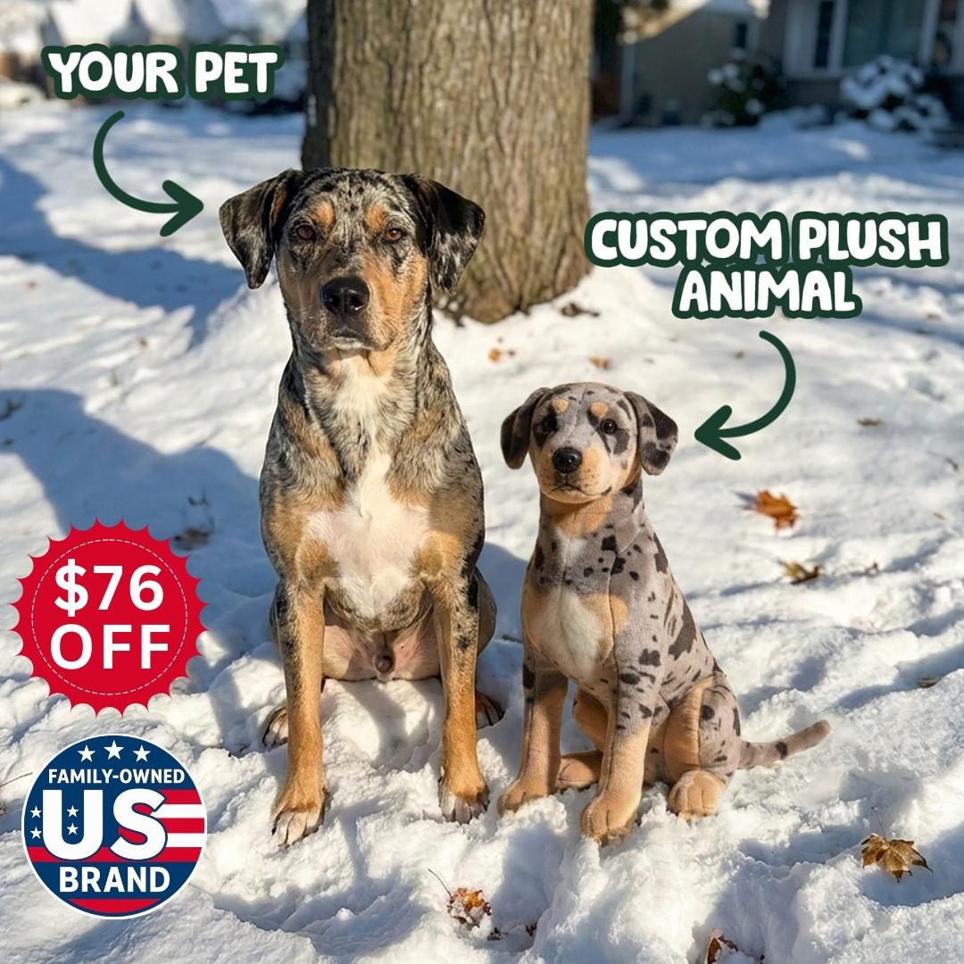 custom stuffed animal plush of your pet a handmade gift