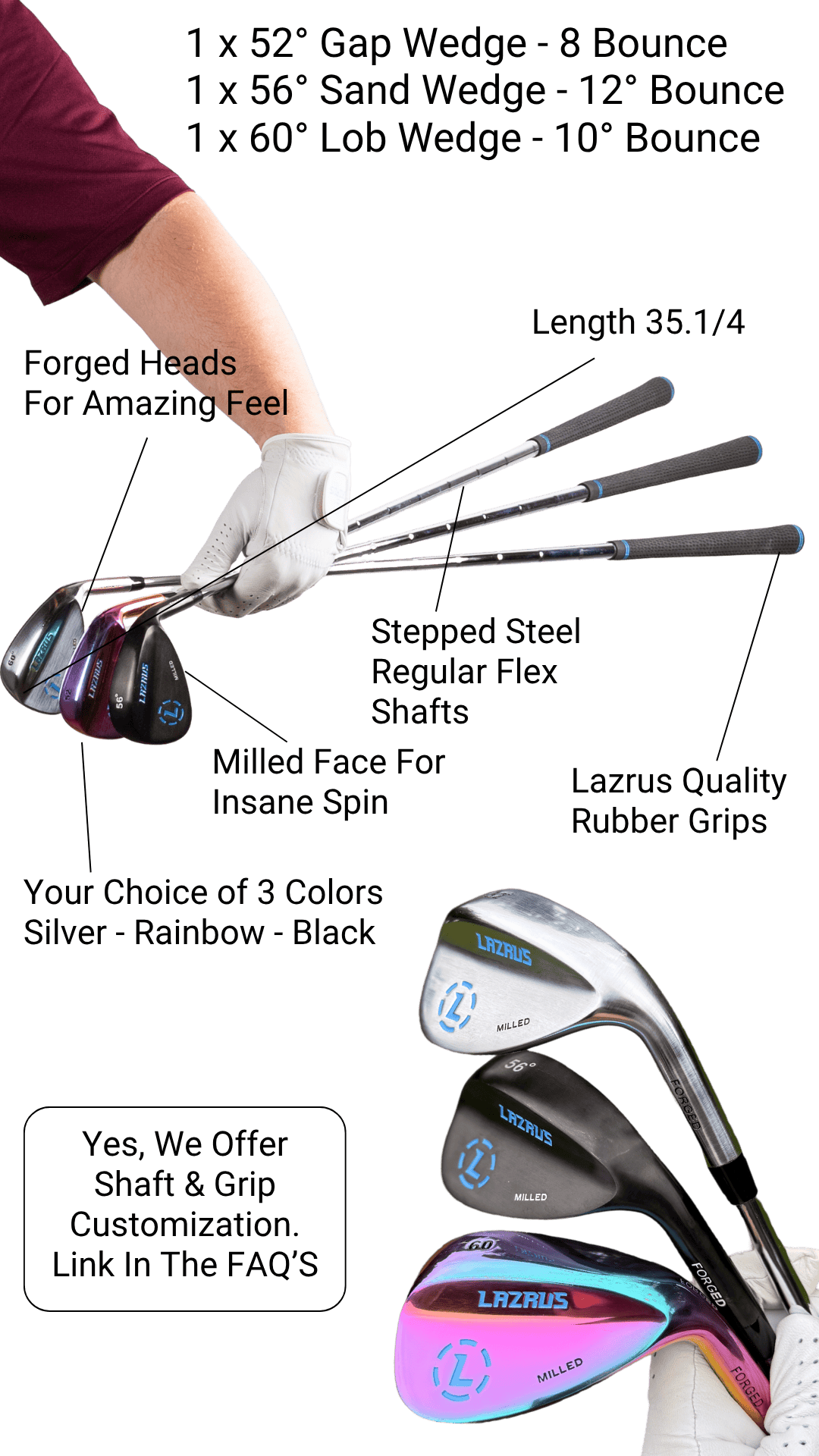 Lazrus Golf Wedges - Reviewed by Golf Experts