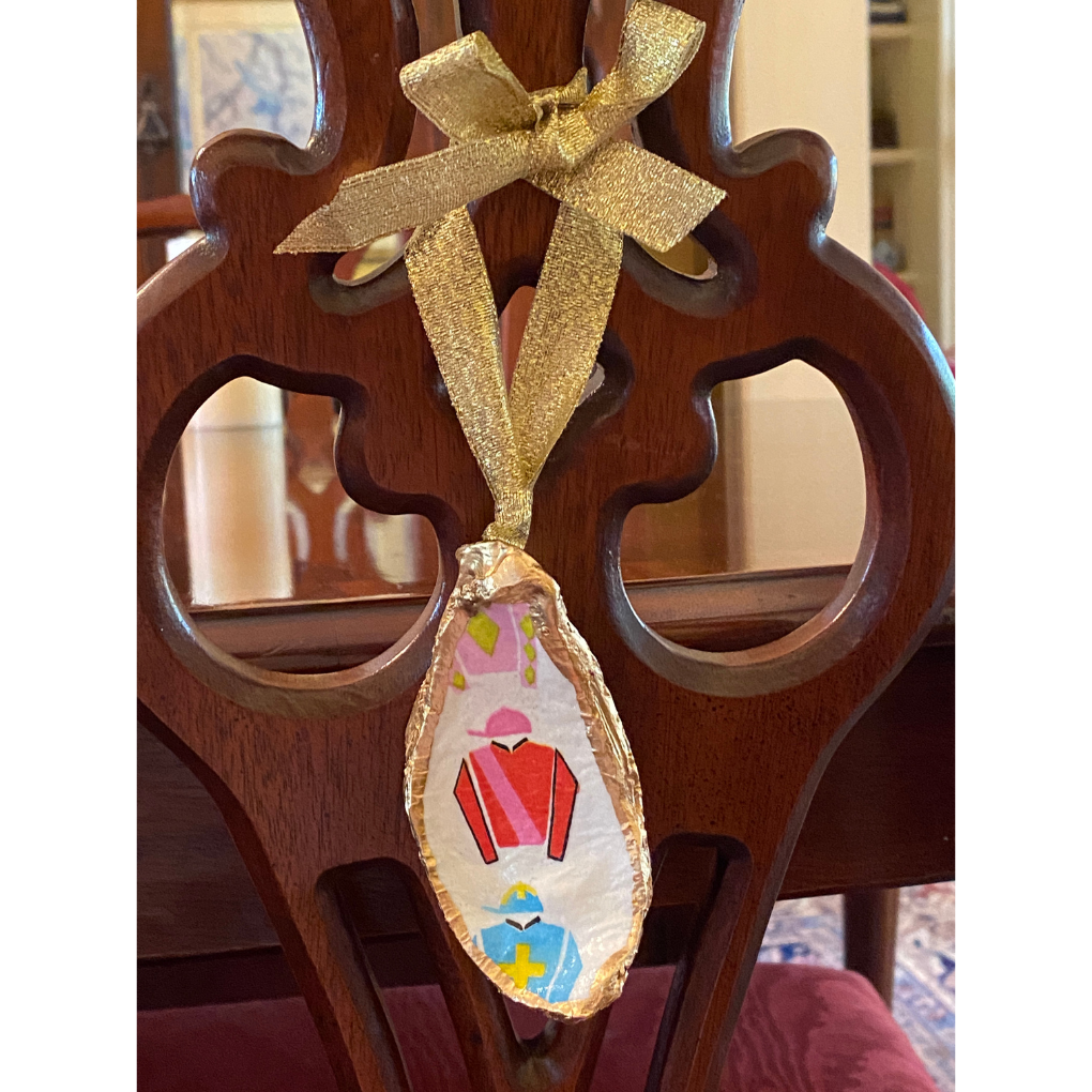 Jockey Silks Christmas Ornament for Race Horse Fans