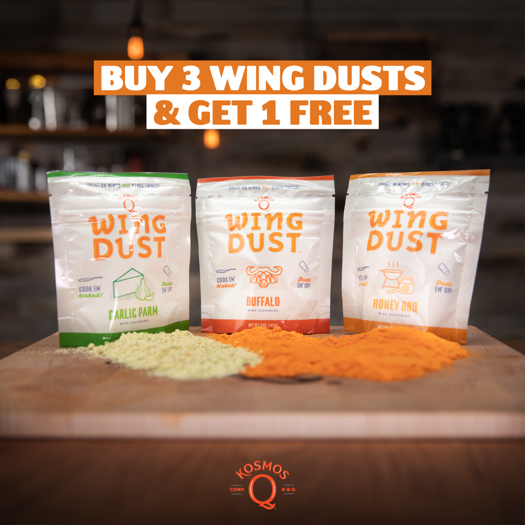 Wing Dust Offer Collection Page Kosmos Q BBQ Products & Supplies