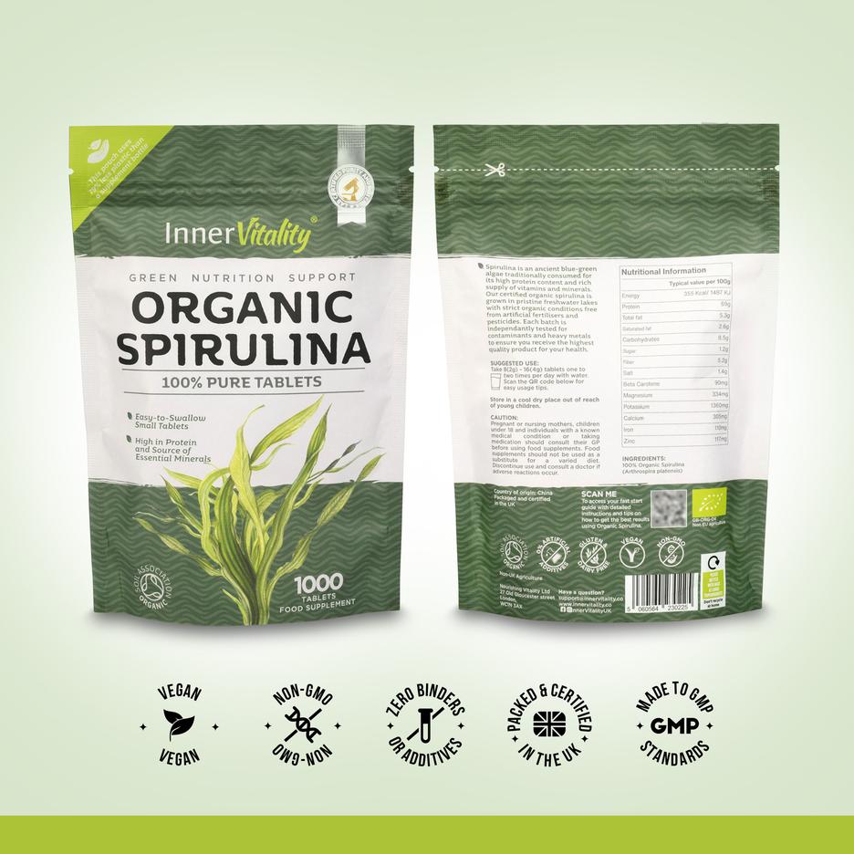 Organic Spirulina Tablets