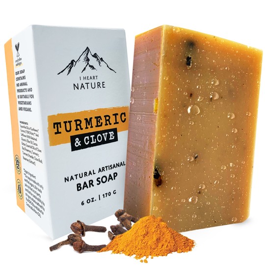 Organic Turmeric Soap | Bright Smooth Clear Skin Glow | iHeart Nature