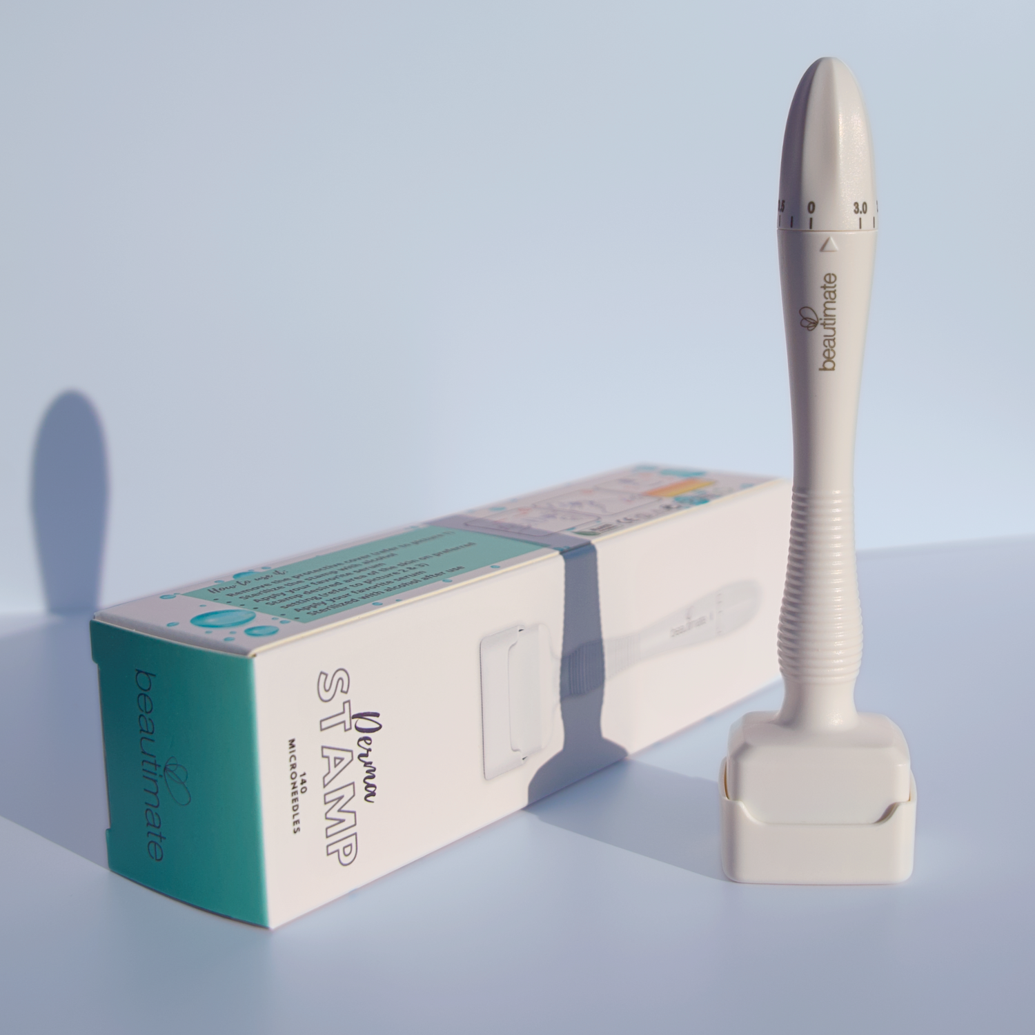 adjustable derma stamp with packaging
