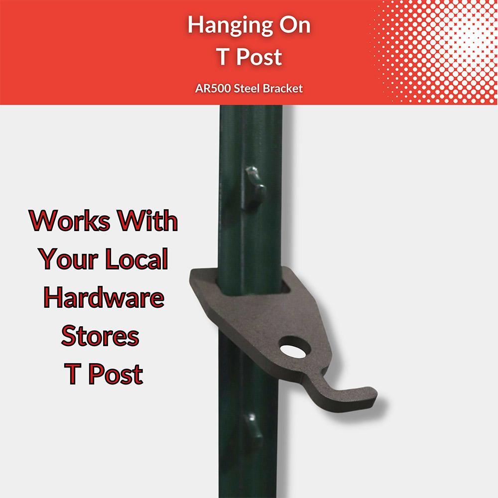 T Post Target Hangers (Best Prices) FREE Shipping @99$ – ShootingTargets7