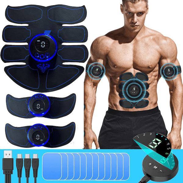 Ultimate Abs 360 Stimulator - Abs + Arms + 10 Extra Gel Pads