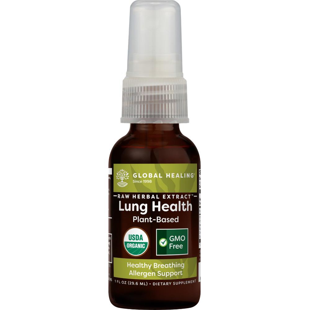 Global Healing Lung Health Lung And Respiratory Support Bottle