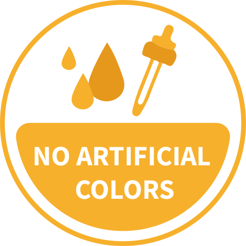 No artificial colors badge