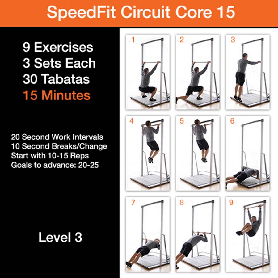Speedfit core 15 bodyweight circuit workout level 3 | Solostrength